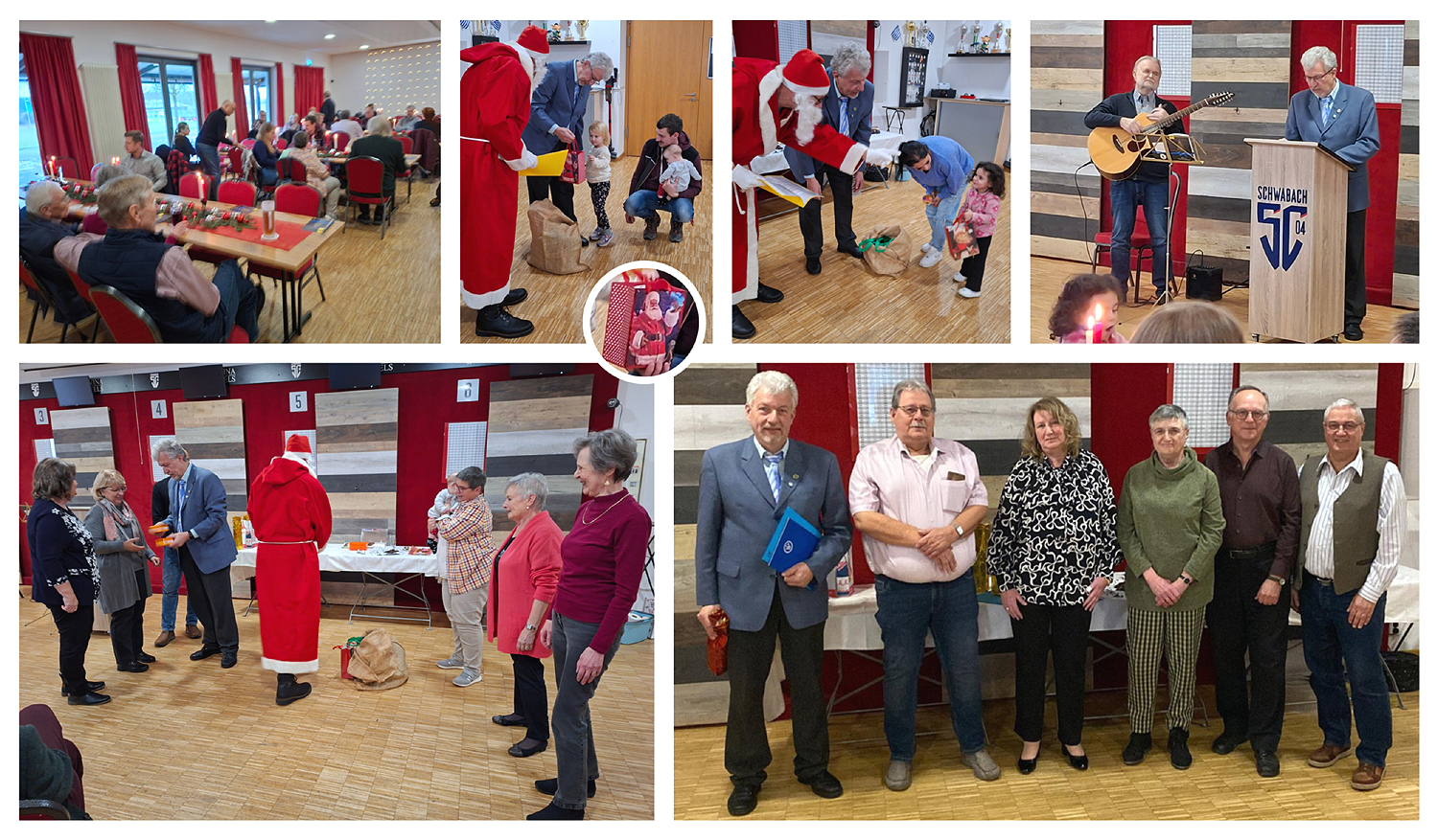 Weihnachtsfeier mit Ehrungen